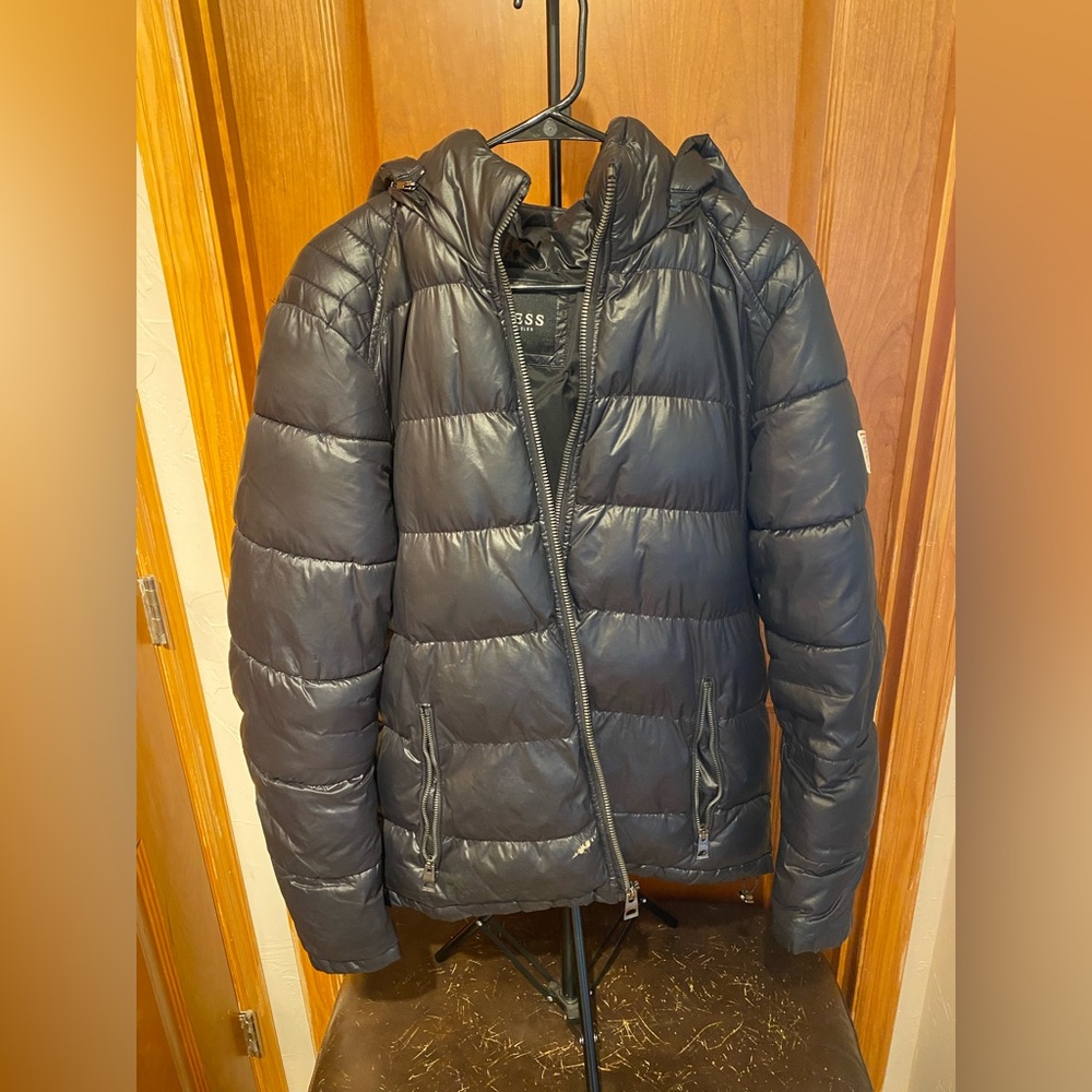 Guess LA Black Puffer Jacket